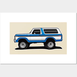 1979 Ford Truck / Bronco dentside swamper Posters and Art